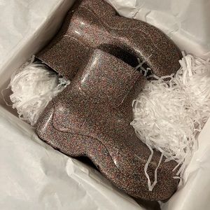 Bottega Veneta Puddle Boots - *New* Multicolor Sparkle Size 38
